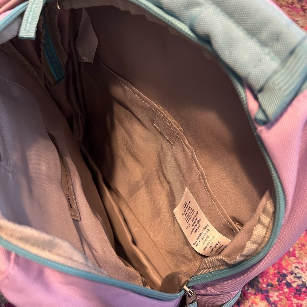 Pottery Barn Kids Butterfly Backpack in Pink and Blue Mackenzie small NWT glow - Picture 4 of 9
